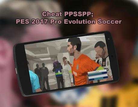 Cheat PPSSPP; PES 2017 Pro Evolution Soccer (New) screenshot 1