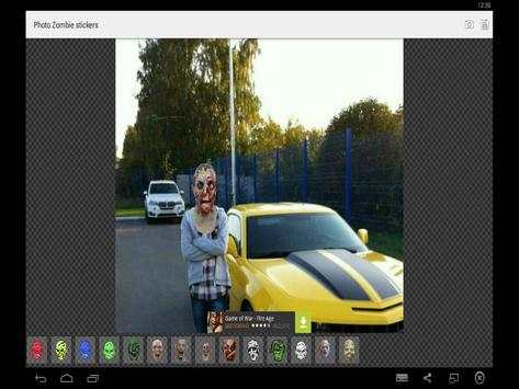 Zombie Photo Stickers screenshot 3