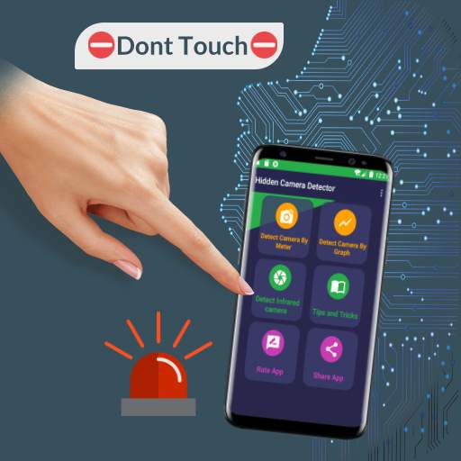 Don't Touch My Phone: Security Alarm by Hand Touch 1.0