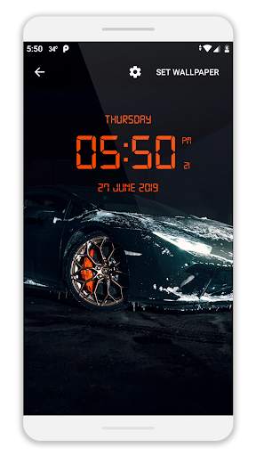 LED Digital Clock LiveWP screenshot 3