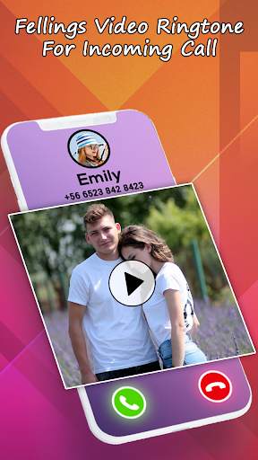 Feeling Video Ringtone for Incoming Call screenshot 3