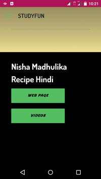 Nisha Madhulika Recipes Hindi screenshot 1