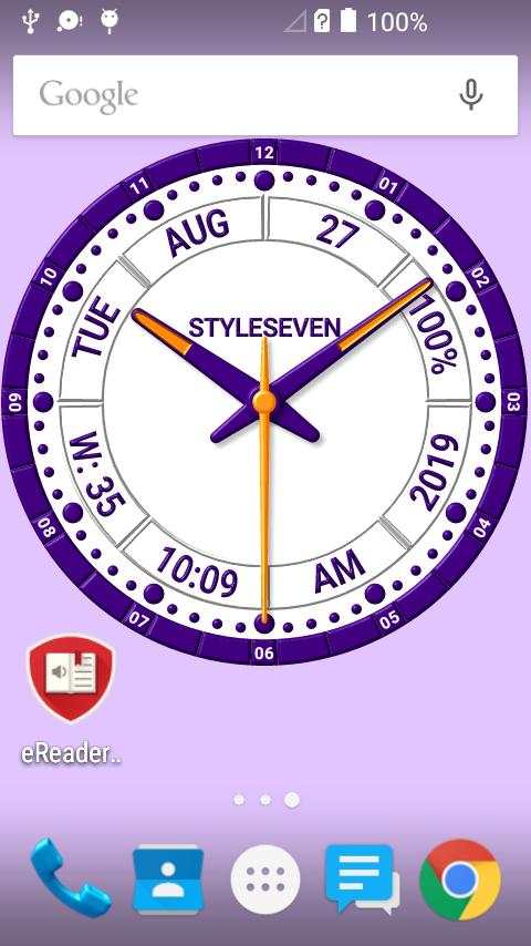 Informative Analog Clock Live Wallpaper-7 screenshot 6