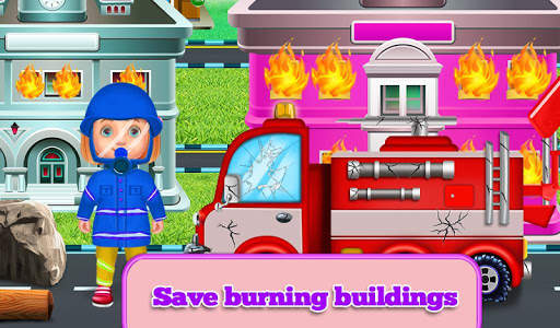 Rescue People From Fire House Fun Fire Fighter screenshot 2