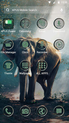 Elephant APUS Launcher theme screenshot 2