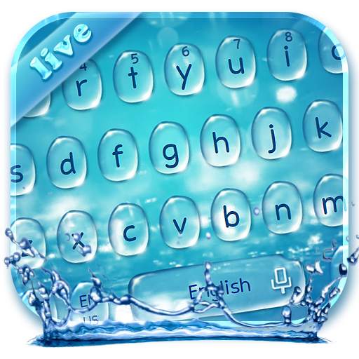 Live Water Keyboard Theme 10001004