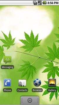 Green Live Wallpaper screenshot 1
