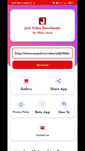 Josh Video Downloader - Without Watermark screenshot 1
