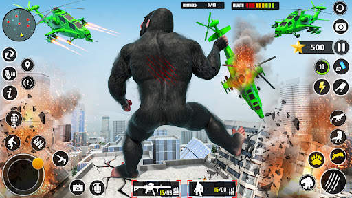 Wild Gorilla Game: Smash City screenshot 1