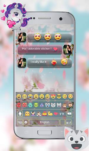 sakura flower keyboard - Cherry Blossom Keyboard screenshot 4