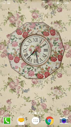 Shabby Chic Clocks Live Wallpaper screenshot 2