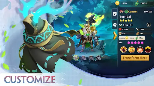 AFK Summoner: fantasy hero war 5 تصوير الشاشة