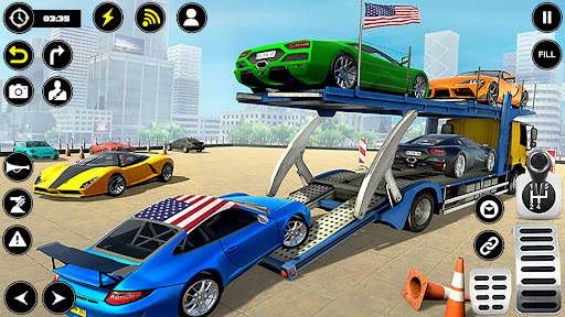 Car Transporter Trailer Truck screenshot 7