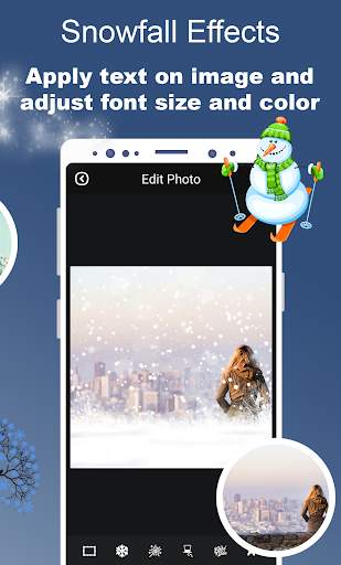 Snowfall Editor - Snowfall Photo Effects screenshot 4