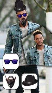Man Photo Editing - Beard & Mustache Photo Editor screenshot 1