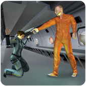 Prison Escape Police Plane 3D icon