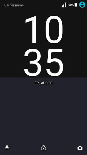 Nature Black Theme Xperia 1 (live wallpaper) screenshot 4