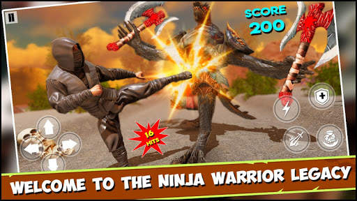 Ninja shadow warrior: Hero ninja fighting games screenshot 4