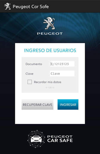 Peugeot Car Safe स्क्रीनशॉट 10