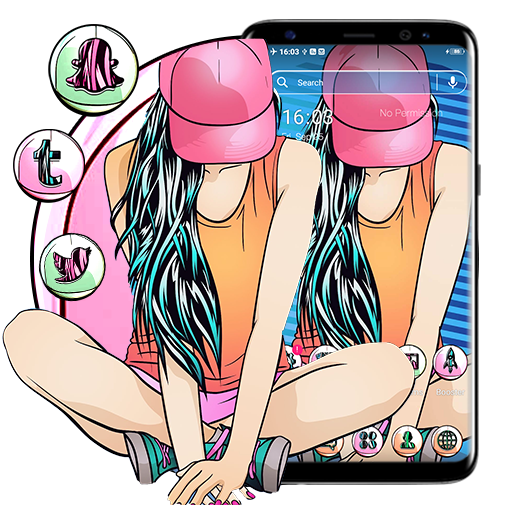 Cool Girl Theme icon