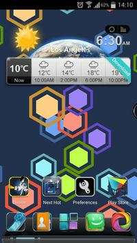Next Hexagon 3D Live Wallpaper screenshot 2