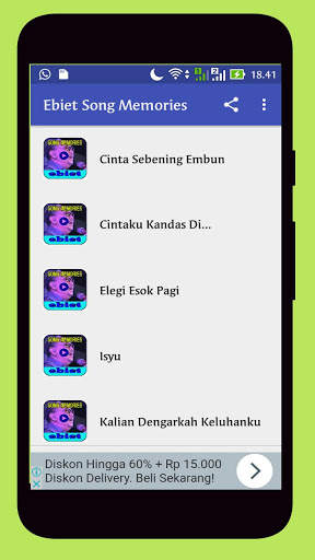 Ebiet Song Memories screenshot 1