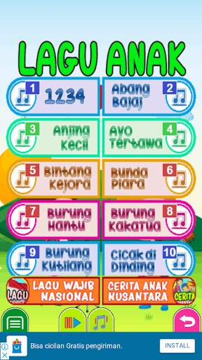 Lagu Anak Indonesia & Mengenal Hewan dan Buah screenshot 2