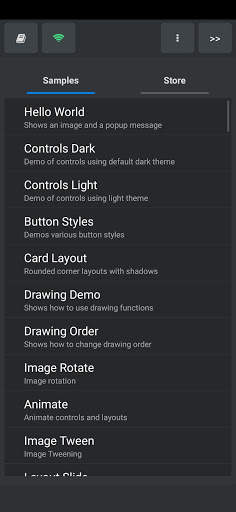 DroidScript - JavaScript IDE screenshot 3