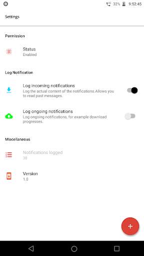 Notification Log PRO - Save & Export Notifications screenshot 2