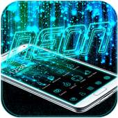 Neon Blue Theme neon galaxy 1.1.1