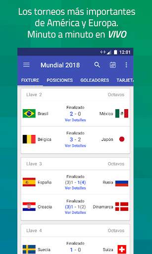 Liga - Resultados de Fútbol screenshot 2
