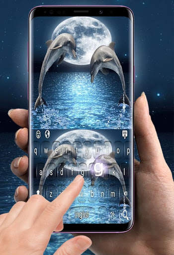 Dolphin Love emoji Keyboard screenshot 3