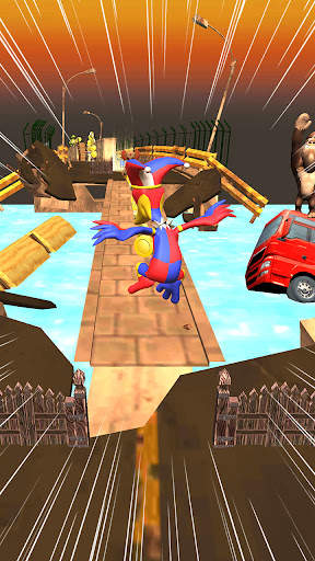 Cartoon Bird Runner: Circus स्क्रीनशॉट 2
