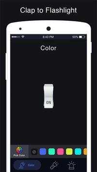 Flashlight On Clap - Clap To Flash Light On Off screenshot 2