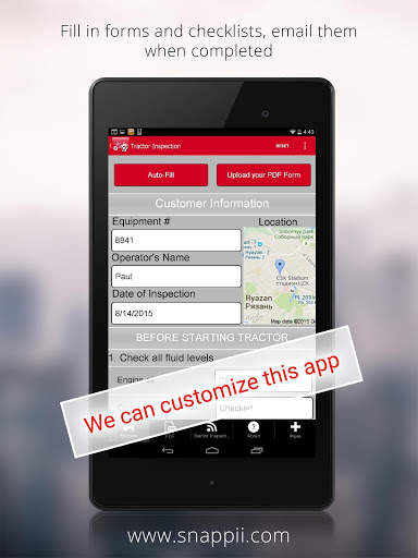 Tractor Inspection App screenshot 2