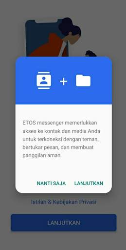ETOS messenger screenshot 1