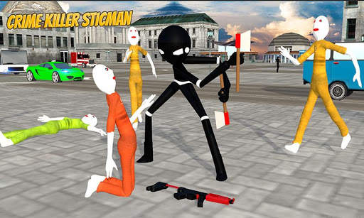Stickman Street Fighter:Miami City Crime Simulator screenshot 3