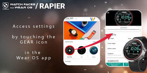 Rapier Watch Face & Clock Widget screenshot 3