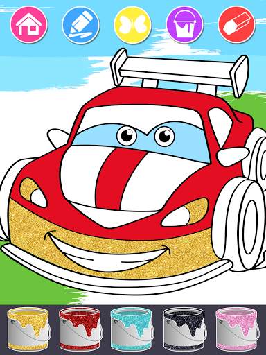 Cars Coloring Book for Kids screenshot 2