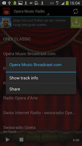 Opera Music Radio screenshot 3
