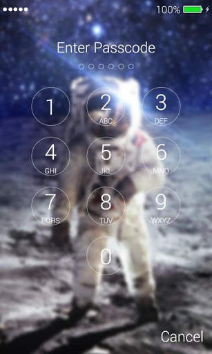Astronaut Lock Screen screenshot 6