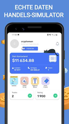 Simulator—Kryptodevisenhandel screenshot 1