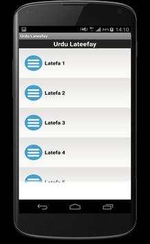 Urdu Lateefay screenshot 2