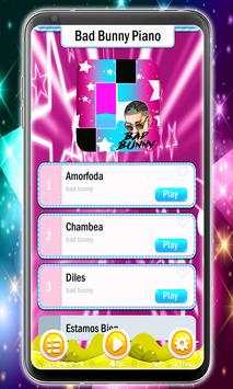 Bad Bunny Piano Tiles screenshot 1