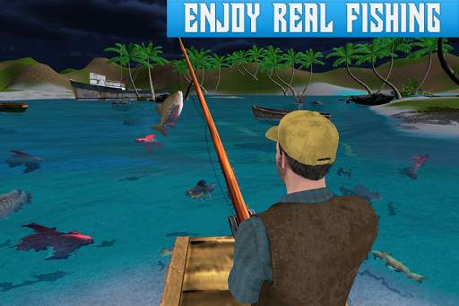 Boat Fishing Simulator: Salmon Wild Fish Hunting screenshot 3