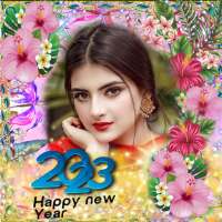 New year photo frame 2023