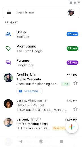 Gmail screenshot 1