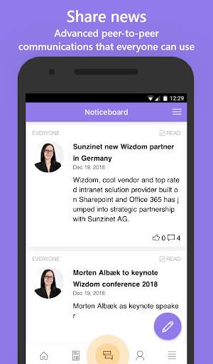 Wizdom Mobile App 3 تصوير الشاشة