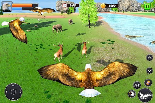 Eagle Simulator: Flying Bird Family Games screenshot 9