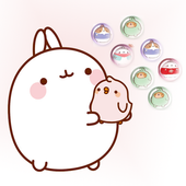 Molang Kawaii Bubble Dance icon